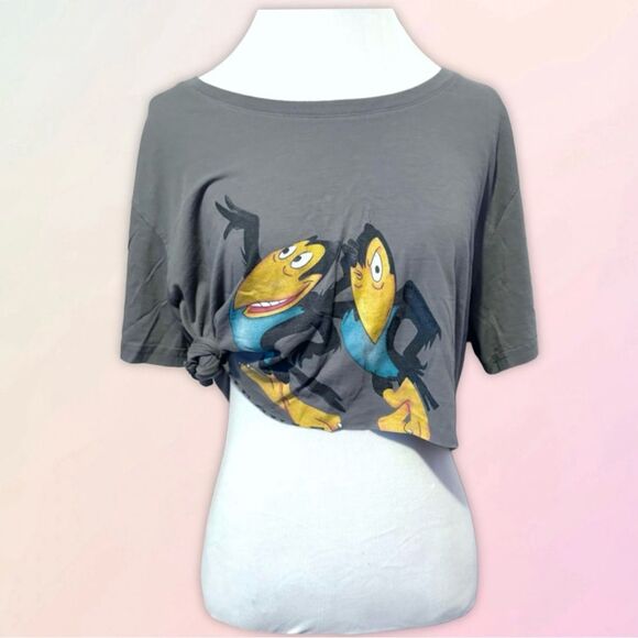 Heckle and Jeckle, Vintage, Cropped Short Sleeve Tee, OSFM - Picture 2 of 16